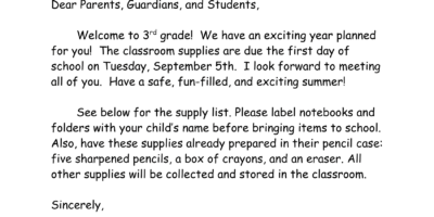 3rd grade Supply List 2023-2024-1